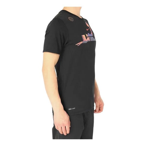 Футболка Nike Lebron James T-Shirt 'Black', черный