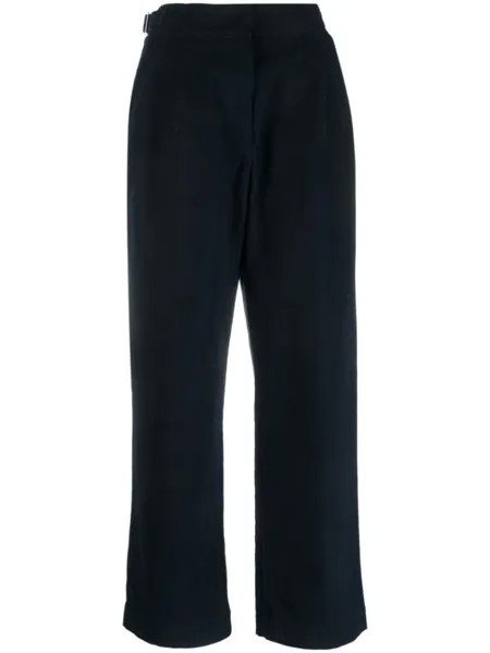 A.P.C. широкие брюки со складками, синий