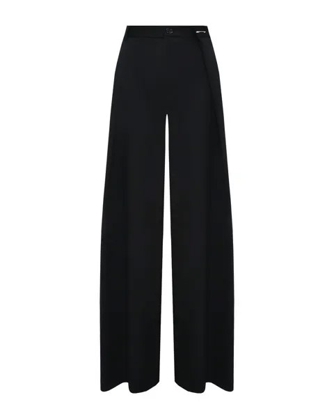 Брюки палаццо, черные MM6 Maison Margiela