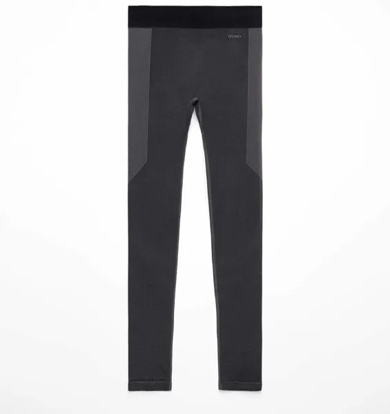 Леггинсы Oysho Seamless Warmth Technical Ankle-length, черный