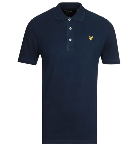 Рубашка-Поло цвета индиго Lyle & Scott, синий