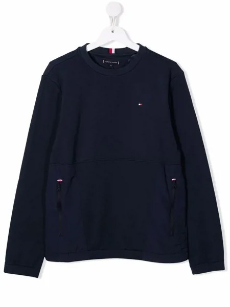 Tommy Hilfiger Junior толстовка с вышитым логотипом