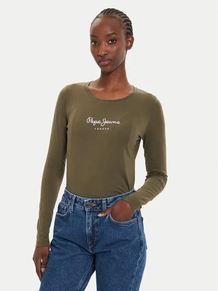 Узкая блузка Pepe Jeans, зеленый
