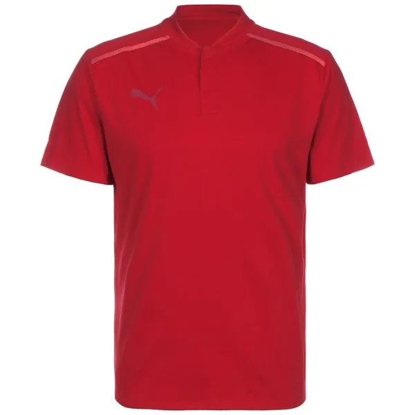 Рубашка-поло TeamCUP Casual для мужчин PUMA, цвет rot