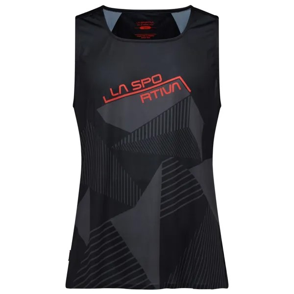 Майка La Sportiva Comp Tank, цвет Black/Cherry Tomato