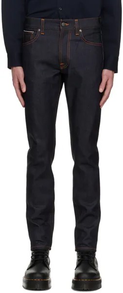 Синие джинсы скинни Dean Nudie Jeans