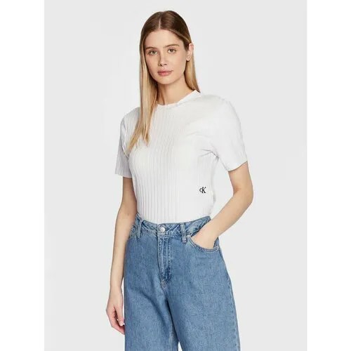 Футболка Calvin Klein Jeans, размер XS [INT], белый