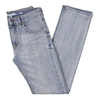 Мужские синие джинсы Wrangler Light Wash с зауженными штанинами 29/32 BHFO 5083