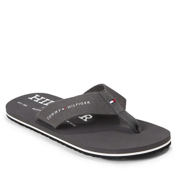 Шлепанцы Tommy Hilfiger ImR Trademark, серый