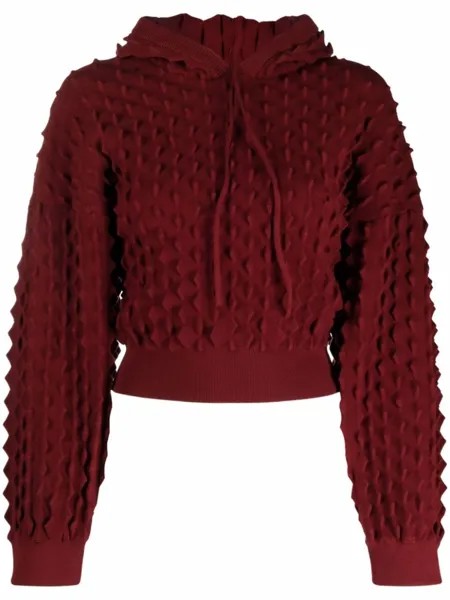 Stella McCartney худи с кулиской, красный