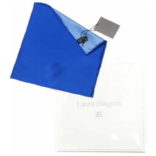 Синий мужской платок в карман пиджака Laura Biagiotti 812320