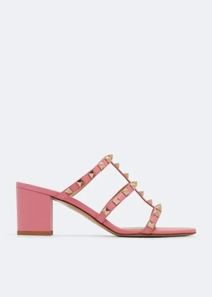 Сандалии VALENTINO GARAVANI Rockstud sandals, розовый