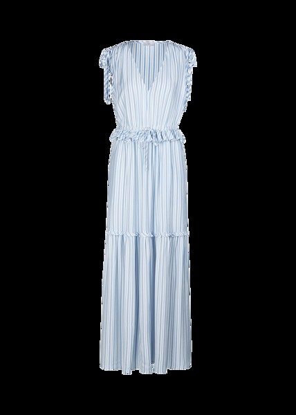 Платье с полосатым узором и воланами RIANI, цвет blue delight patterned