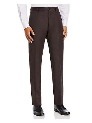 ZANELLA Мужской коричневый костюм обычного кроя с отдельными брюками W35/ L32
