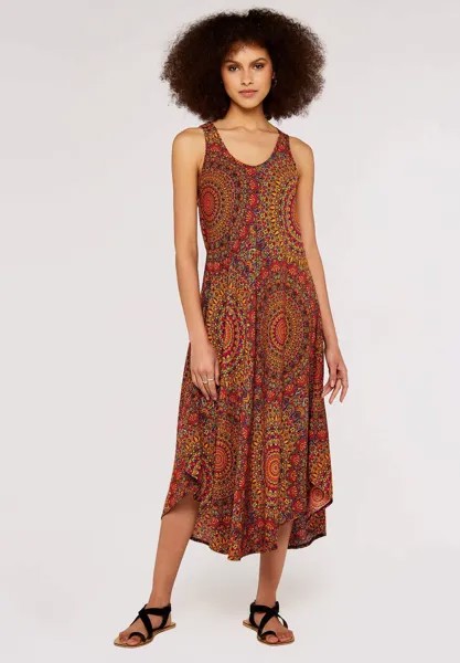 Платье летнее Moroccan Mandala Apricot, красный