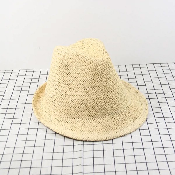 Соломенная шляпа однотонный
