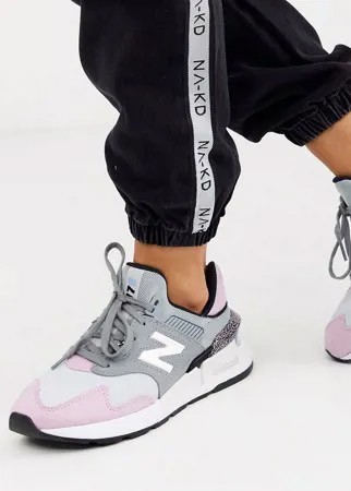 Серые кроссовки в стиле 997-х New Balance-Серый