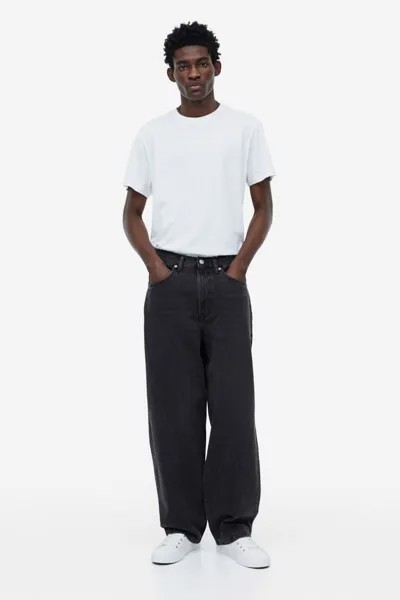 Джинсы мужские H&M 1130309001 черные 30/32 (доставка из-за рубежа)