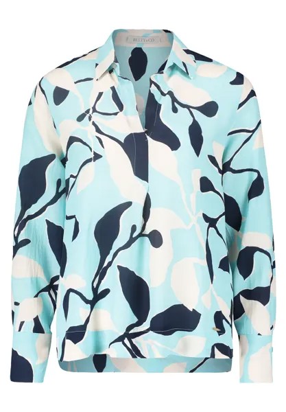 Блуза BETTY & CO Schlupf mit Print, цвет Mint/Nature