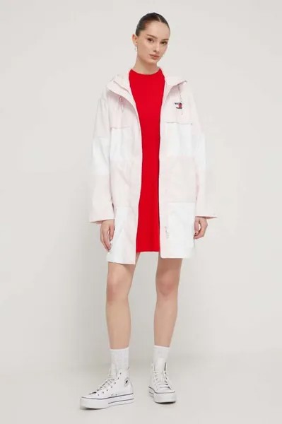 Куртка Tommy Jeans, розовый