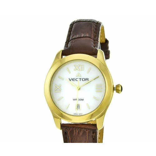 Наручные часы VECTOR Часы VECTOR VC9-0055938 перламутр, золотой