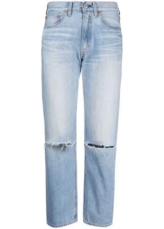 Junya Watanabe прямые джинсы с завышенной талией