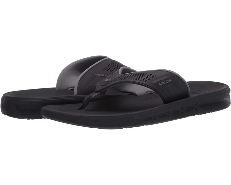 Сандалии Quiksilver Current Water-Friendly Sandals, цвет Black/Grey/Brown