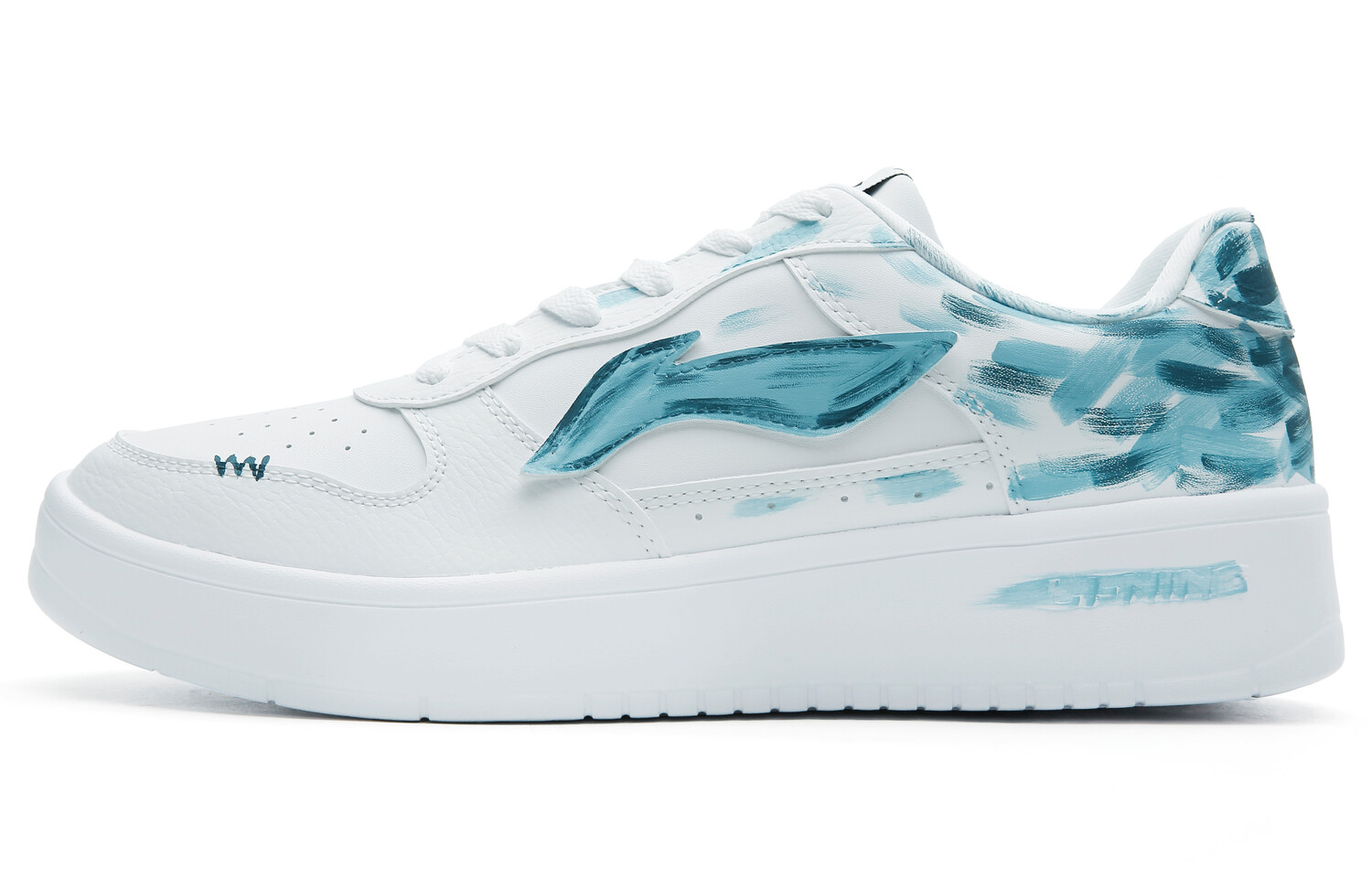 Кроссовки LINING Pontoon Boats Skateboarding Shoes Men Low-top White, белый