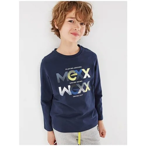 Лонгслив для мальчиков MEXX; цвет Navy р. 122-128