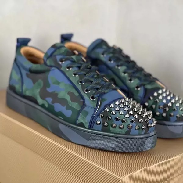 2022 новые мужские роскошные дизайнерские туфли зеленые камуфляжные туфли