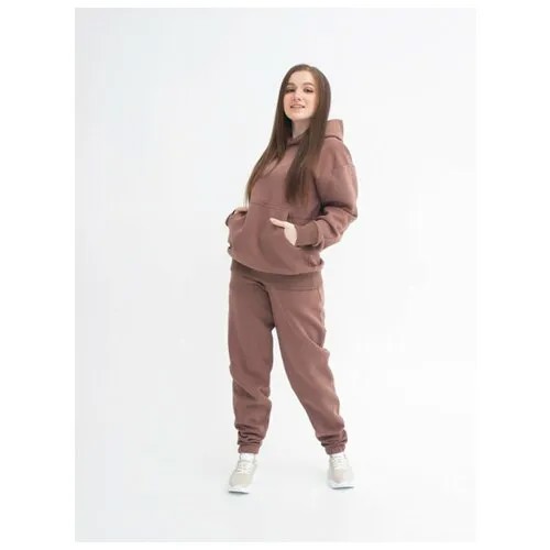 Брюки джоггеры RICH LINE, размер L, коричневый