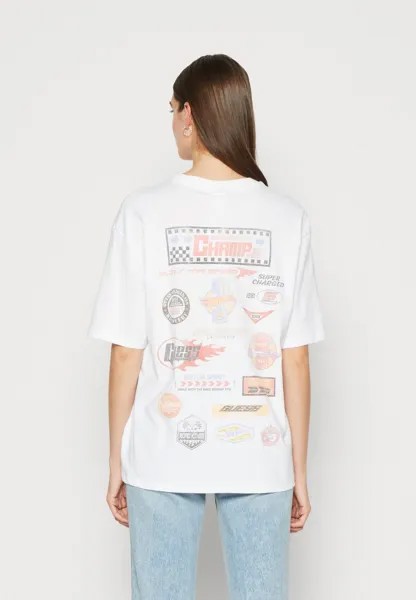 Футболка с принтом Guess Originals, белый