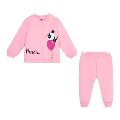 Комплект детский (кофта/штанишки), цвет розовый, рост 68