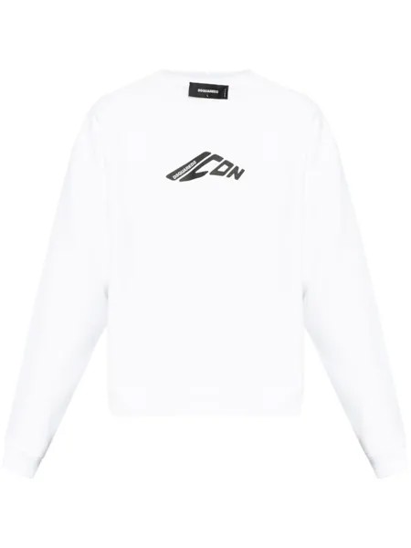 Dsquared2 dSQUARED2 Толстовка с графическим принтом, белый