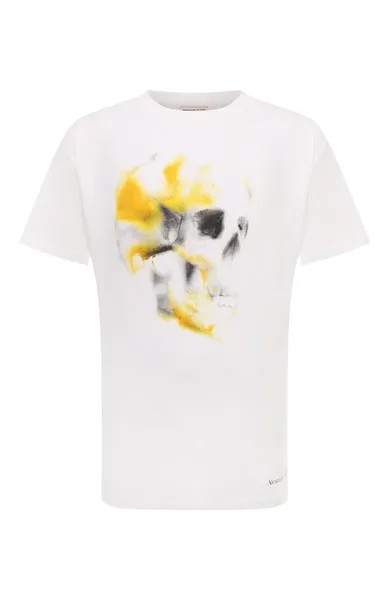 Хлопковая футболка Alexander McQueen