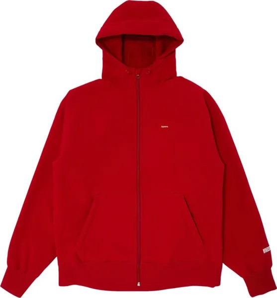 Толстовка Supreme x WINDSTOPPER Zip Up Hooded Sweatshirt 'Red', красный
