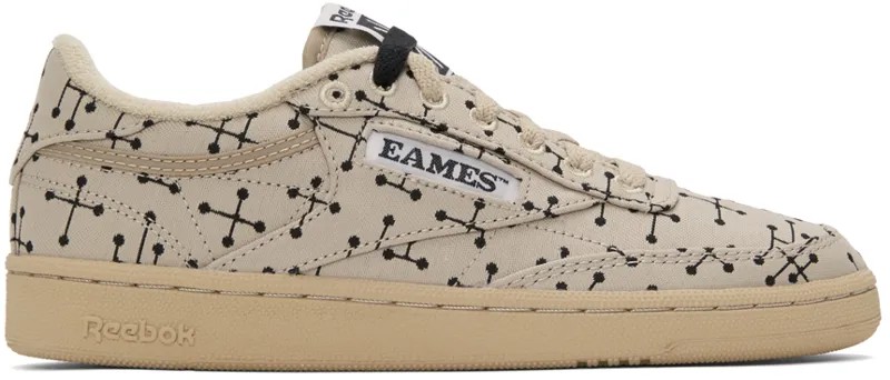 Бежевые кроссовки Eames Edition Club C 85 Reebok Classics