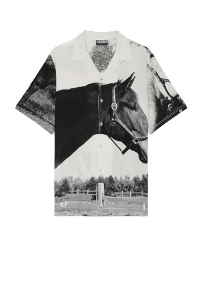 Рубашка Pleasures Horses Button Down, белый