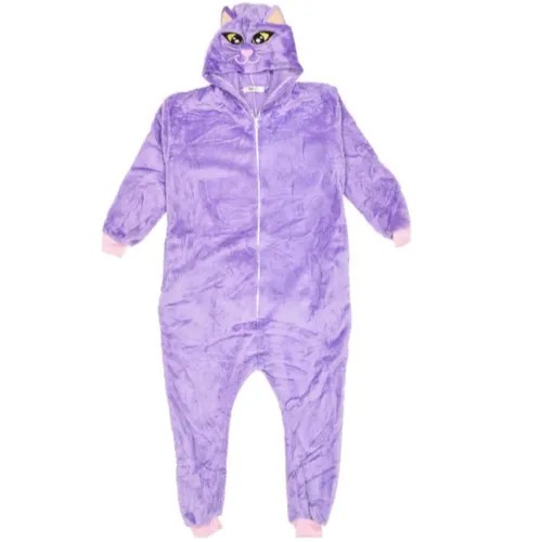 Кигуруми Кошка , размер S, фиолетовый