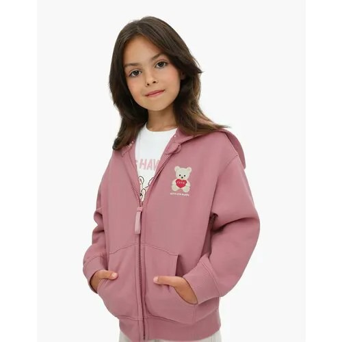 Толстовка Gloria Jeans, размер 8-9 лет, розовый
