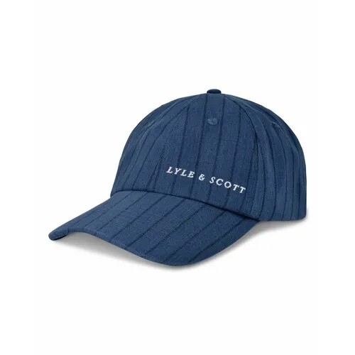 Бейсболка Lyle & Scott Pinstripe Baseball Cap, размер OS, бирюзовый