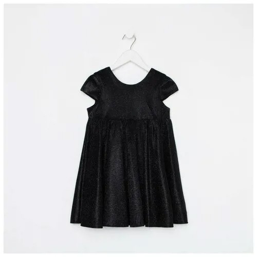 Платье нарядное детское KAFTAN, р. 28 (86-92 см), черный 7503556