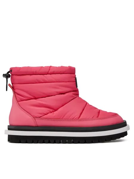 Ботинки на плоской подошве Tjw Padded Flat Boot Tommy Jeans, розовый