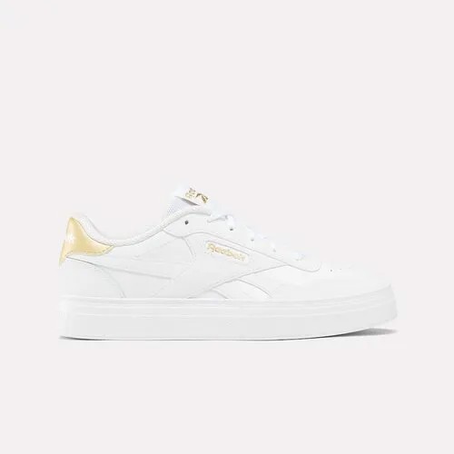 Кеды Reebok Court Advance, размер 5,5 US, белый/золотой