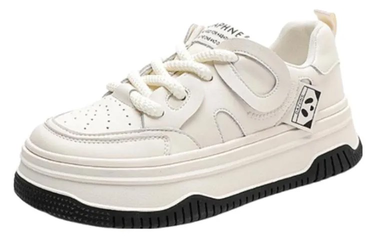 Кроссовки DAPHNE Skateboarding Shoes Women's Low-top, цвет Beihei [Fleece]