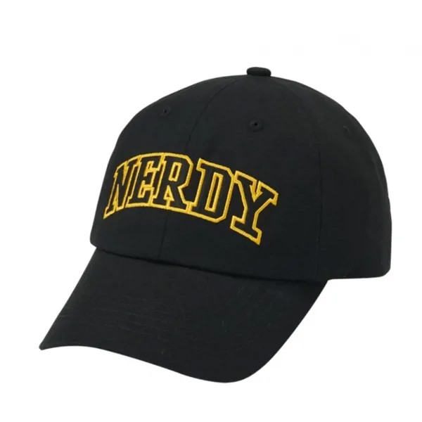Черная бейсболка с логотипом NERDY Arch Logo
