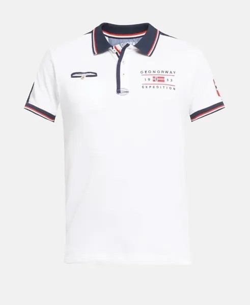 Рубашка поло Geographical Norway, белый