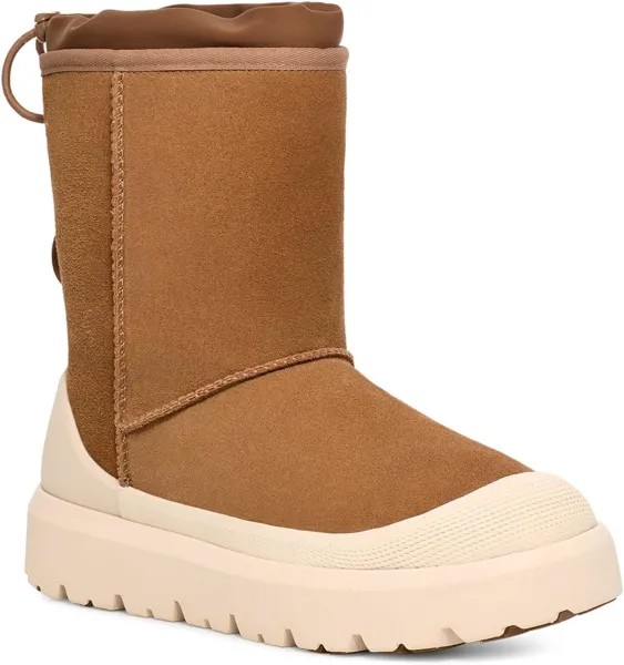 Сапоги Classic Short Weather Hybrid UGG, цвет Chestnut/Whitecap