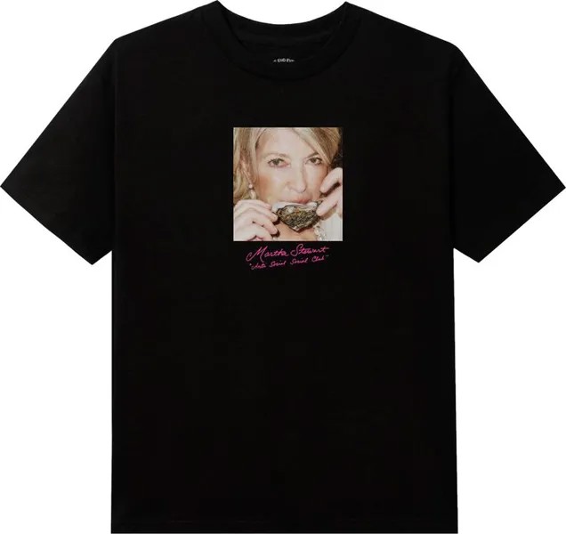 Футболка Anti Social Social Club x Martha Stewart Oyster Tee 'Black', черный