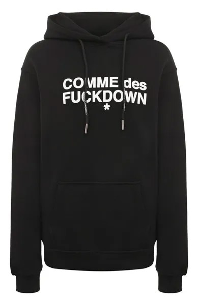 Хлопковое худи Comme des Fuckdown